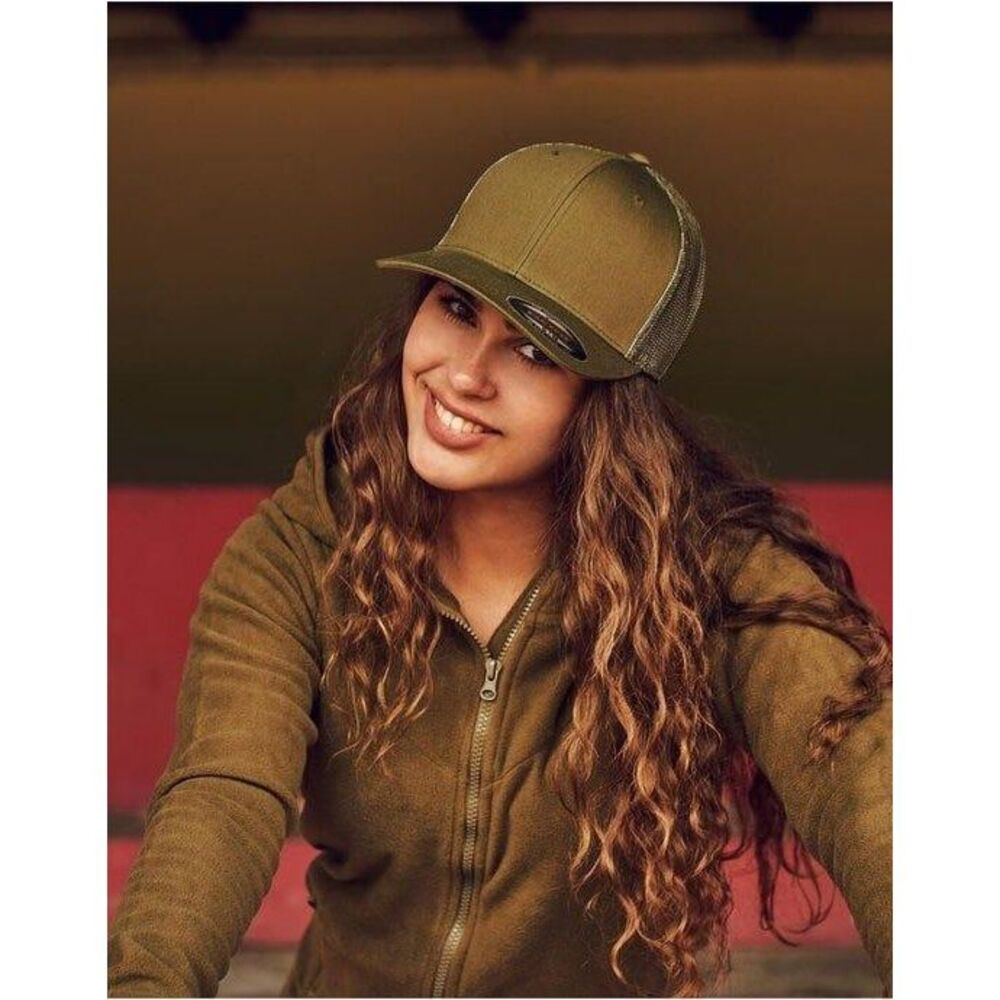Flexfit Unisex Adult Retro Trucker Cap / Heather Navy